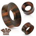 Dřevěný tunel do ucha Ironwood (38 mm)