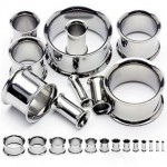 Ocelový tunel do ucha (48 mm)