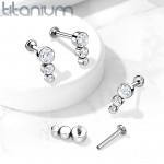 Piercing do brady / ucha TITAN (1,2 x 8 mm)