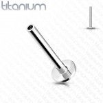 PUSH IN tyčka k labretě TITAN, tl. 1.2mm (1,2 x 8 mm)