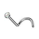 Piercing do nosu - TITAN (fialová)