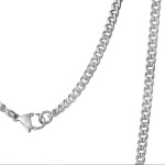 Ocelový řetízek, šíře 3 mm (60 cm)