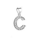 Stříbrný přívěsek - iniciála písmeno A