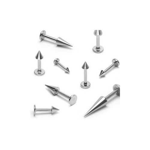 Piercing do brady - kónus (3 x 3 mm, 1,2 x 6 mm)