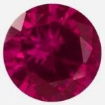 CZ Kubický zirkon - Dark Pink, pr. 2.50 mm