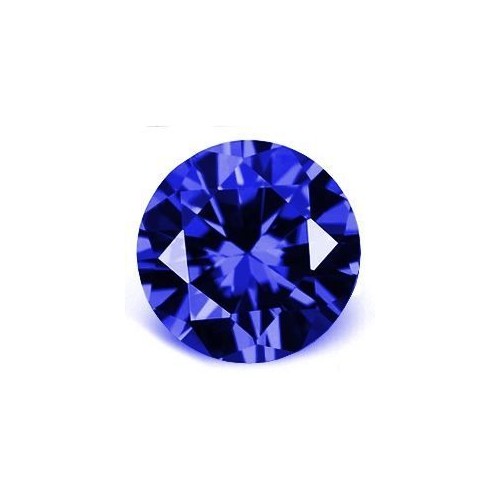 CZ Kubický zirkon - Dark Blue, pr. 2.50 mm