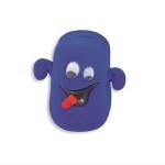 Semišová dárková krabička - strašidýlko modré