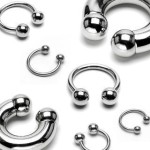 Piercing - podkova (1,6 x 8 mm, 4 mm)