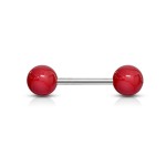 Piercing do jazyka akrylát (oranžová)