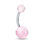 Piercing do pupíku - TITAN (černá)