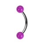 Piercing do obočí - TITAN (růžová)