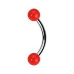 Piercing do obočí - TITAN (růžová)
