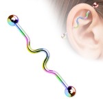 Industrial piercing (zelená) [7]