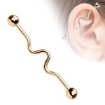 Industrial piercing (zelená) [10]