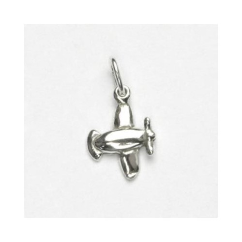 Stříbrný přívěsek - letadlo