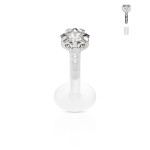 Piercing do brady - labreta hvězda 3 mm