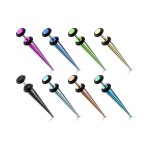 Falešný piercing (černá)