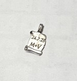 Stříbrný přívěsek pergamen znamení LEV [5]