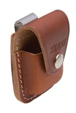 ZIPPO kožená kapsička hnědá