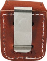 ZIPPO kožená kapsička hnědá
