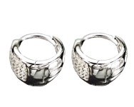 Stříbrné náušnice s čirými zirkony