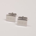 Ocelové manžetové knoflíčky - obdélníky