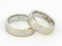 Snubní prsteny chirurgická ocel MAR002