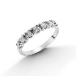 Stříbrný prsten se zirkony (1,83 g, 52) [7]