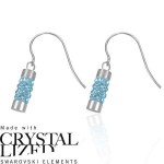Naušnice chirurgická ocel se Swarovski krystalky