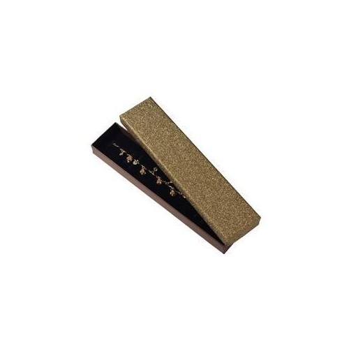 Dárková krabička na náramek, stříbřitě hnědá