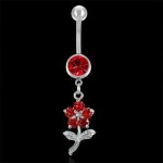 Piercing do pupíku kytička LPLJ198