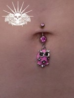 Piercing do pupíku sova HWNAL12441