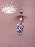 Piercing do pupíku sova HWNAL13031