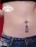 Piercing do pupíku lapač snů HWNAL12777