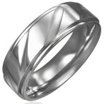 Snubní prsteny chirurgická ocel 1 pár LRWI0878 [2]