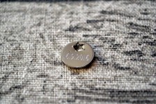 Ocelový přívěsek - mini kolečko s hvězdičkou [3]