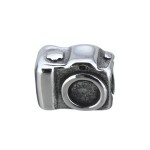 Navlékací ocelový přívěsek korálek - fotoaparát [1]