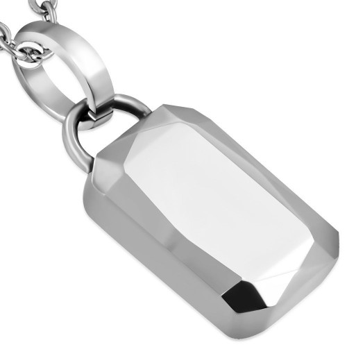 Wolframový přívěsek - destička