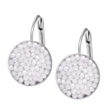 Náušnice s krystaly Crystals from Swarovski® WHITE OPAL