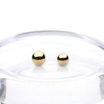 Náhradní kulička zlatá pro závit 1,2 mm, 585/1000 (3 mm, 0,13 g) [4]