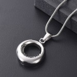 Náhrdelník - pamětní přívěsek, pietní přívěsek, přívěsek na popel kolečko