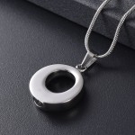 Náhrdelník - pamětní přívěsek, pietní přívěsek, přívěsek na popel kolečko