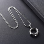 Náhrdelník - pamětní přívěsek, pietní přívěsek, přívěsek na popel kolečko