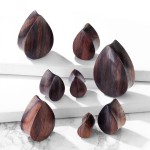 Plug do ucha Sono wood - kapka (14 mm)