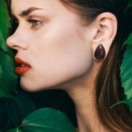 Plug do ucha Sono wood - kapka (14 mm)