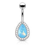 Piercing do pupíku kapka