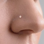 Piercing do nosu hvězdička (čirá) [10]