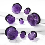 Plug do ucha ametyst (4 mm)