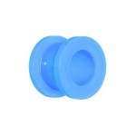 Modrý akrylátový tunel do ucha (12 mm)
