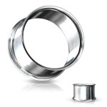 Ocelový tunel do ucha (6 mm)